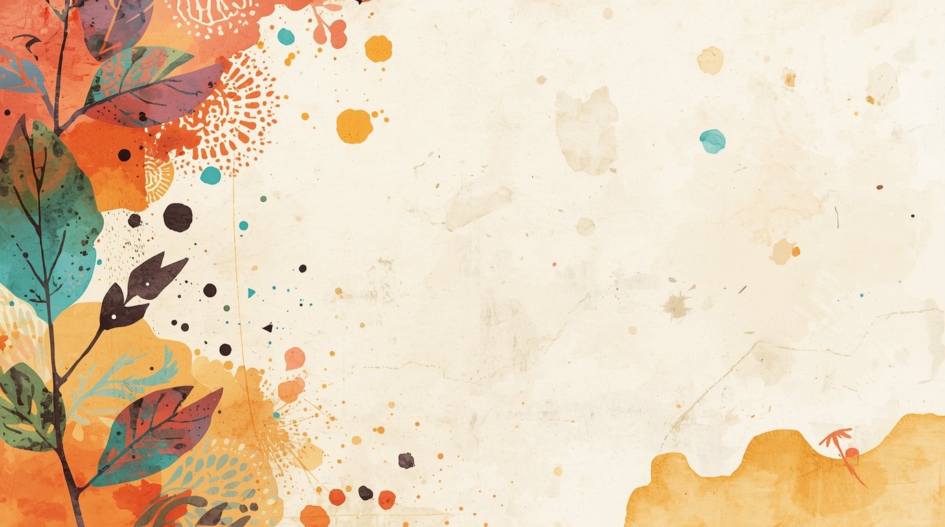 Artistic arrangement of handmade greeting cards and crafting materials